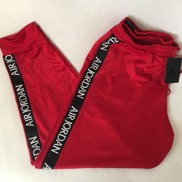 Nike Air Jordan Jumpman Tricot Red Jogger Men XXL - Picture 8 of 15